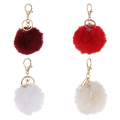 Pikkukuva 1 / 4: Pom Pom avaimenperä Pehmo auton avaimenperä Holiday avaimenperä Faux Fur avaimenperä