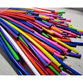Miniatyrbillede 5 af 5: makron makron lang stribe ballon sort ballon stribe 100 stk,