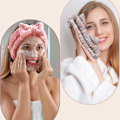 Pikkukuva 4 / 4: Bowknot kasvojenpesuun tarkoitettu sanka set pink