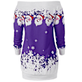 Pikkukuva 2 / 5: Pitkähihainen Santa One Olkapaita, violetti, koko XL
