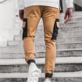 Pikkukuva 2 / 5: Miesten Colorblock Cargo Jogger -housut Khaki L