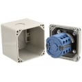 Miniatyrbillede 3 af 5: Universal drejelig knastvælger SZW26-20/123.3D 660V 20A 3 positioner 3 faset 12 terminal CE med hovedafbryder yderboks LW28-20/4