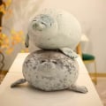 Miniatyrbillede 2 af 3: Dyr Stor plyslegetøjssæl Ocean Chubby Blob Pude Dukke Kæledyrsfyldt A
