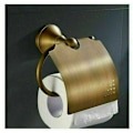 Miniatyrbillede 2 af 5: Toiletpapirholder, Vægmonteret Kvalitets Messing Toiletrulleholder Toiletrulleholder Usynlig fastgørelse Mat maling Adgang