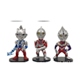 Miniatyrbild 3 av 3: 6 Q-version Ultraman leksaksdocka handgjord blindlåda gashapon docka maskin ornament (4 generationer av 6 Ultraman)