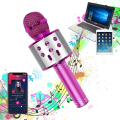 Pikkukuva 2 / 5: Mikrofoni, langaton Bluetooth karaoke-mikrofoni lapsille, kannettava 4-in-1-käsimikrofonilaite, kodin KTV-soitin kaiuttimella ja levyllä