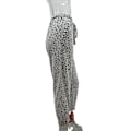 Miniatyrbild 3 av 5: Stretch-träningsbyxor i leopard med dragsko för kvinnor Grey L