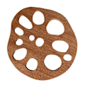Pikkukuva 1 / 5: 4 kpl Anti-Scratch pöytämatto Kompakti Lotus Root Shape Tyylikäs Lämmönkestävä Pöytämatot Kotitaloustarvikkeet