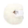 Myk mohair Pashmina strikket ullgarn (hvit)