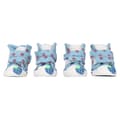 Miniatyrbillede 4 af 8: Bichon Teddy Blue Hvalpe Støvler Bløde Åndbare Anti Slip Søde Canvas Hunde Sko Type 1
