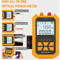 Miniatyrbillede 5 af 5: Håndholdt optisk wattmåler med 5 km rødt lys -70~+3Dbm mini netværk optisk strømtester Kabel tester wattmåler
