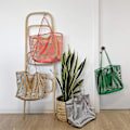 Miniatyrbillede 5 af 5: Mesh Beach Tote Dame Skulder Håndtaske A916-624 Coral