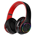 Miniatyrbillede 1 af 4: Trådløs Subwoofer Foldbart Headset Board Oplyst Bluetooth Headset (Sort Rød)