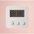 Miniatyrbillede 1 af 3: Bærbar enkel og lille Samm Timer til hjemmelavning (hvid)