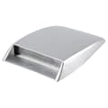 Universal Bil Luftintag Scoop Vent Cover Silver