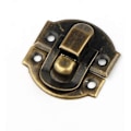 Miniatyrbillede 5 af 5: 20 stk antikke hasper jernlåselåse til smykker Brystkoffert Kuffert Spænde Clip Lås Vintage Hardware 3x2,8cm