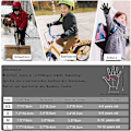 Miniatyrbild 2 av 5: Piao Winter Warm Running Barnhandskar - Kallt väder Varmt Cykel Snö Skidåkning Svarta handskar 4-12 år Pojkar Flickor