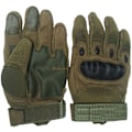 Pikkukuva 1 / 5: Moottoripyöräkäsineet, Hard Touchscreen -ajohanskat (XL Army Green)