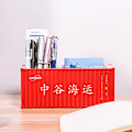 Miniatyrbild 1 av 5: Simulering Frakt Behållare Modell 20ft Minileksaker Logistikbehållare Multifunktion Pennhållare Office Must Be Gift Anpassad logotyp