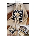 Miniatyrbillede 3 af 5: Jute Hessian Medium Shopping Bag A916-483 C