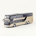 Miniatyrbillede 1 af 5: 1:32 Skala Setra S 431 Dt Bus Sightseeing Legetøjsbil Porswon Diecast Model Træk tilbage Lyd og lys Uddannelseskollektion Gift Kid