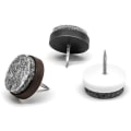 Miniatyrbillede 5 af 5: 30 stk Møbelfiltpuder Ben Negle Nylon Ben Negle Bordben Skabsbeskyttelse 22mm Sort