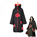 Miniatyrbillede 3 af 3: Naruto Akazaki cape anime rollespilsdragt Cloak 155CM