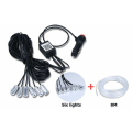 Pikkukuva 2 / 5: Auton sisävalot, 8m auton LED-valonauha, 5v Auton sisätilojen LED-nauha, sopii kaikille automalleille, Fonepro