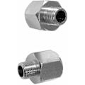 Pikkukuva 2 / 4: Airbrush ilmaletkun sovitin, uros Bsp G1/8" ja naaras Bsp G1/4", 2 kpl