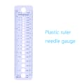 Plaststrikkemål - US UK Canada Størrelser 2-10mm