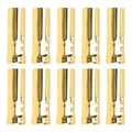 10 st E14 Metallrör Lamphållare Bas Belysningstillbehör 25x80mm Elektrofores Guld