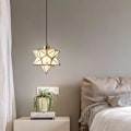 Miniatyrbild 3 av 5: Modern Moravian Star Chandelier Transparent Hanging Star Lamp (guld)