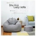 Miniatyrbillede 3 af 3: Lazy Sofa Taske Hvilestol Sofabetræk Stof Lænestol Slipcovers Stolebetræk Uden Filler Sæde Puf Puff Tatami Living Ro