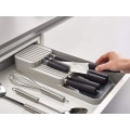 Pikkukuva 3 / 5: Keittiön laatikon organizer ruokailuvälineille, hopeaesineille White Green K
