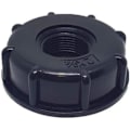 Miniatyrbillede 4 af 5: Ibc-adapter med 1/2&quot; S60x6 messing kugleventil, Ibc havevandtank, udskiftningsventildele med gevind fitting