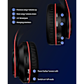 Miniatyrbild 5 av 5: Andningsljus bluetooth headset (ren svart)