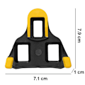 Pikkukuva 3 / 3: Yhteensopiva Piao Bike Cleats - 6 asteen kelluva set sisäpyöräilyyn ja maastopyöräilyyn Suunniteltu polkupyörän set naisille ja miehille