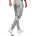 Miniatyrbillede 3 af 4: Solide, elastiske joggingbukser til mænd Light Gray M