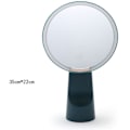 Miniatyrbillede 2 af 5: 8" makeup spejl med lys, smart sensor, berøringskontrol, 3 lysstyrker, fri rotation, pink
