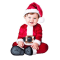Miniatyrbild 4 av 5: Tomte cosplay kostym med hatt 90-140cm C Height 110CM