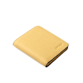 Miniatyrbillede 2 af 3: Kvinders Compact Bifold Luxury ægte læder lommepung apricot yellow