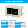Miniatyrbillede 2 af 5: Dobbelt Amperemeter Til Voltmeter Med Liquid Crystal Display, Ac80-500V