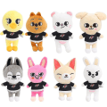 Miniatyrbilde 1 av 2: 20cm Skzoo Stray Kids plysjleke Leeknow Hyunjin dukke barn voksen duck