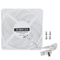 B120 12CM Hvid Støjsvag CPU Køler 77CFM 2400RPM 12V PC Blæser