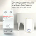 Miniatyrbillede 4 af 5: Husholdnings Smart Wifi Circuit Breaker Fjernbetjening Telefon App Stemmestyring Timing Switch, 1P(16-50A)