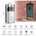 Miniatyrbild 2 av 5: Trådlös WiFi videodörrklockakamera, infraröd nattseende hemövervakning för iOS och Android (silver)