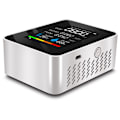 Miniatyrbillede 4 af 5: CO2-detektor Luftkvalitet CO2/HCHO/TVOC/TEMP/HUMI-detektor Temperatur fugtighedstester Kuldioxid-monitor Sort til C