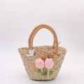 Miniatyrbild 4 av 4: Summer Beach Bag, handgjord väska Damhandväska B24xh14.5xl9(cm) c132