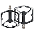 Miniatyrbillede 3 af 3: Cykelpedaler, MTB flade pedaler Aluminium kropsform til MTB cykling landevejscykel, sort