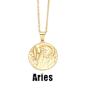 Miniatyrbild 4 av 5: Halsband Vintage Zircon Constellation Modesmycken Ac8505 Virgo